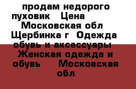 продам недорого пуховик › Цена ­ 1 700 - Московская обл., Щербинка г. Одежда, обувь и аксессуары » Женская одежда и обувь   . Московская обл.